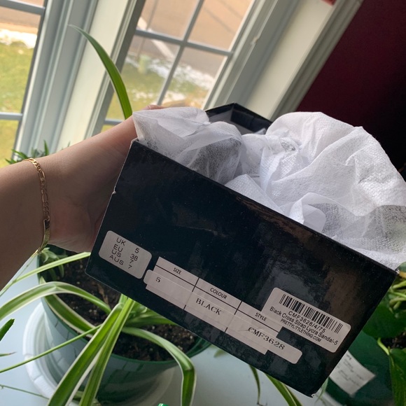 black prettylittlething lace up heels - Picture 4 of 4